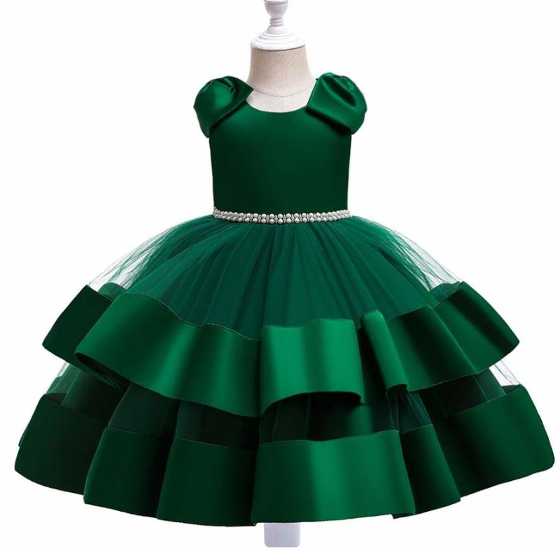 Baige Summer Kids Wedding Dress Boutique Baby Girls Party Press Designs с плечами луком