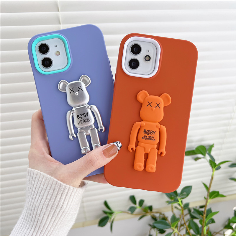 Новый продукт подходит для Apple iPhone13Pro Explosive Bear Mobile Phonte Case, а функция поддержки - это антипание и вибрационная оболочка мобильного телефона