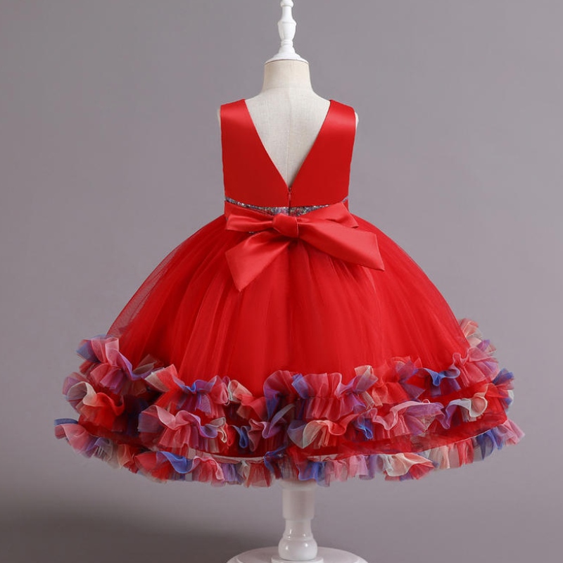 Girl Flower Princess Dress Summer Tutu Рождественские платья для детей для детей Детские детские костюмы одежда