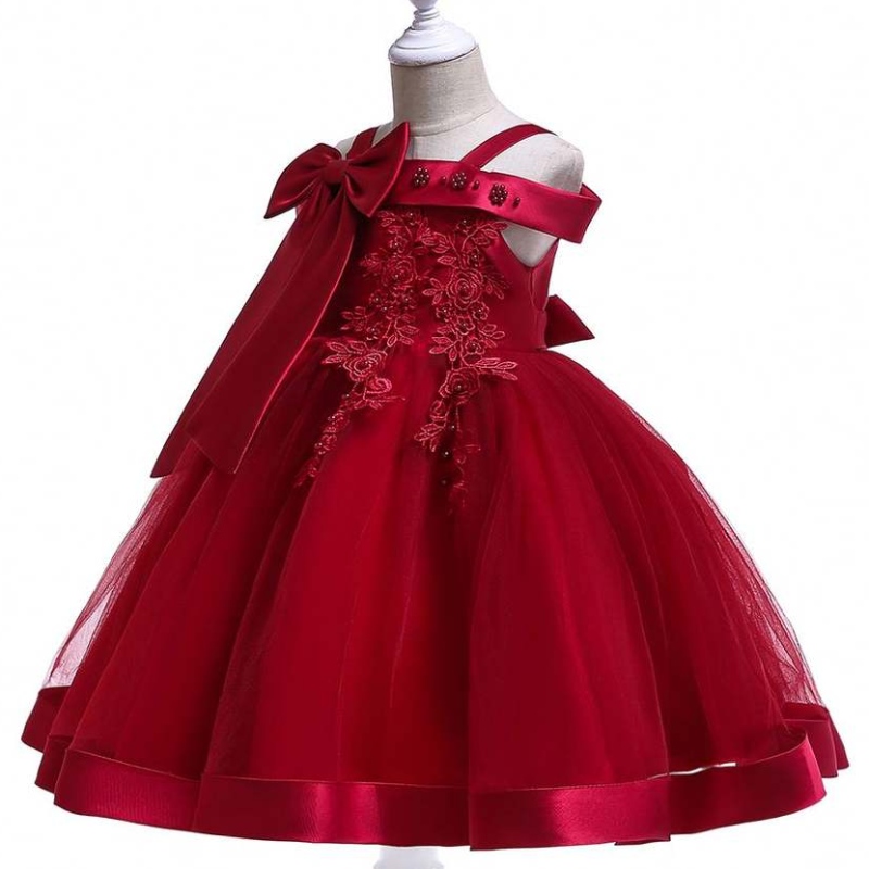 Baige Kids Garments Оптовая маленькая девочка платья кружевные детские свадебные платья невесты L5081