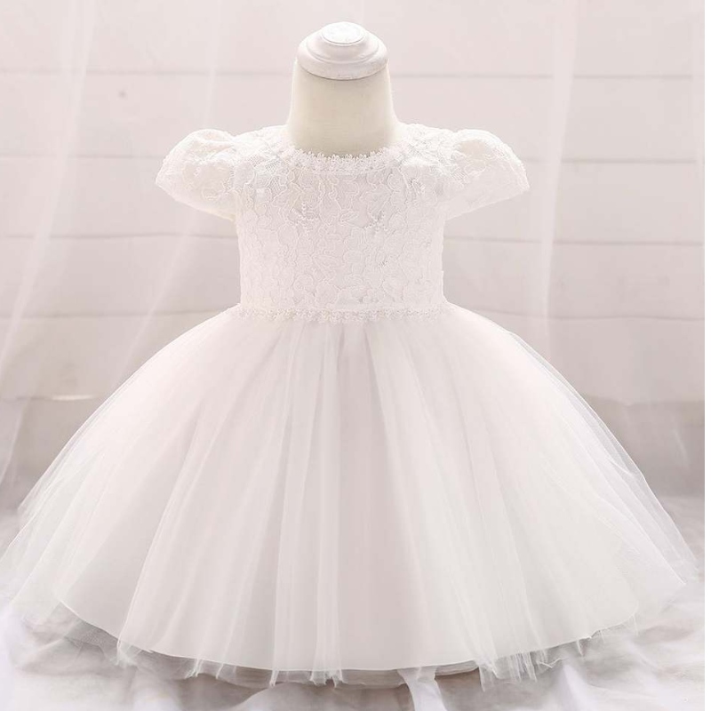 Baige Newborn Baby Frock Крещение Крещение Формальное платье для маленьких девочек L1873XZ