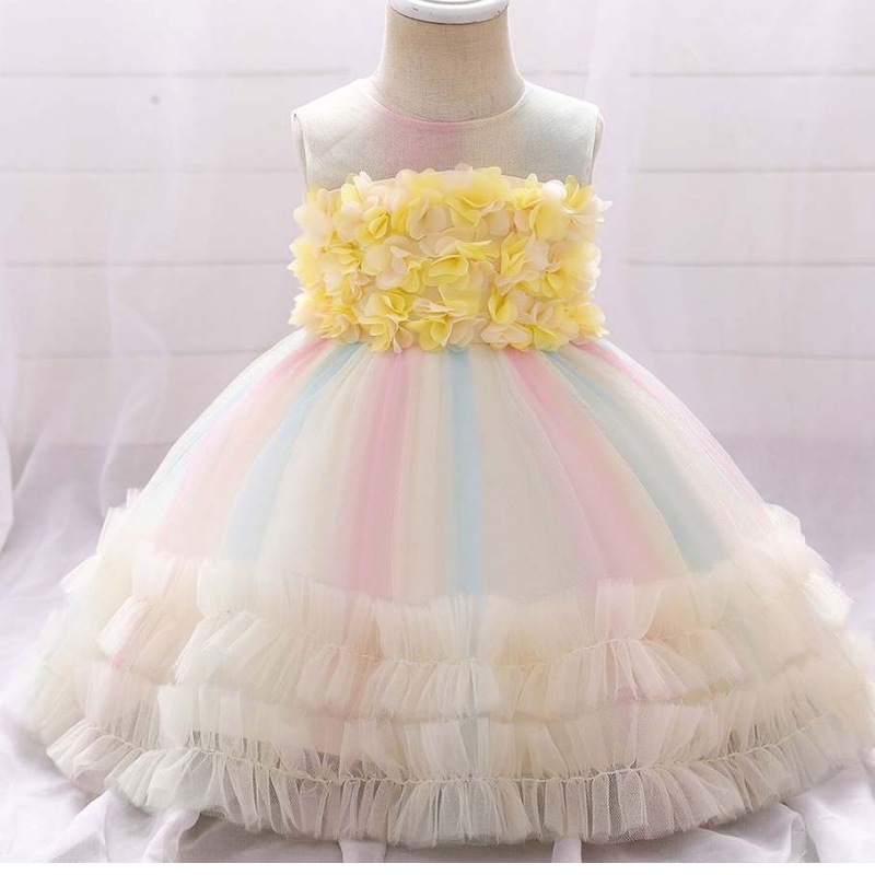 Baige Kids Cottle Dress Flow