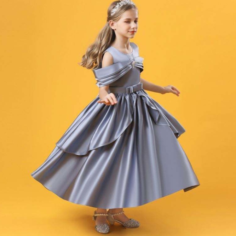 Baige Spring Новое прибытие маленьких девочек \\ 'платья детские платья по случаю дня рождения длинное платье 2073
