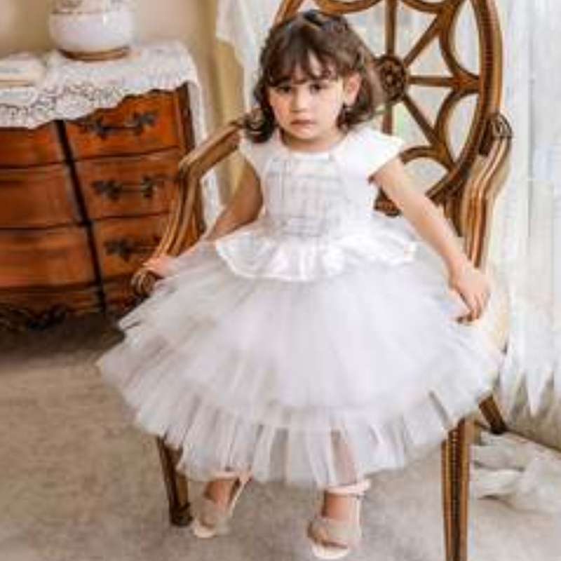 Новый стиль без рукавов Baby Girl Pequin
