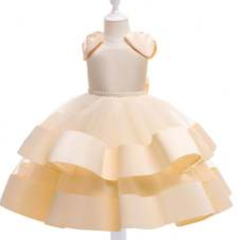 Baige New Collection Одежда для вечеринок для девочек элегантные 3 -летние детские бальные платья