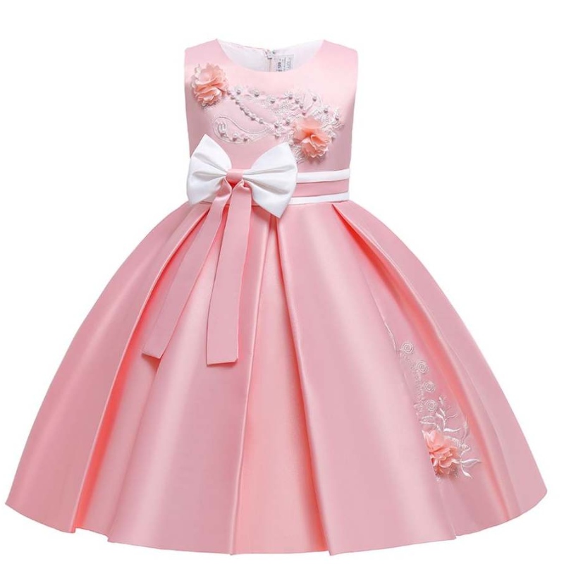 Baige Kids Girl Платье хлопковое свадебное свадебное платье на день рождения для девочек