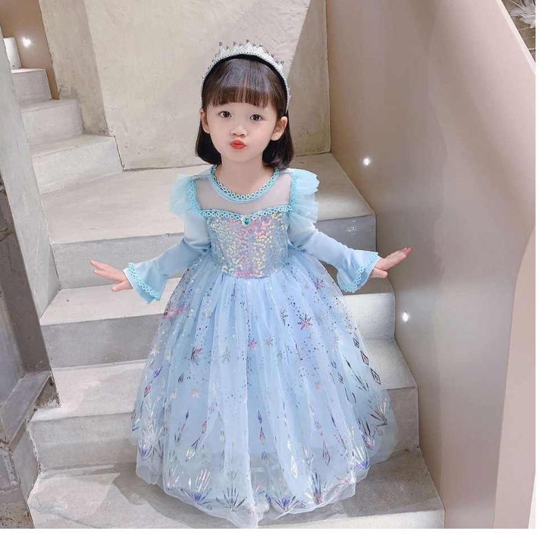 Baige Halloween Costume для детских девочек \\ 'Принцесса платья рождественский карнавал Анна Эльза Косплей платье детское вечеринка