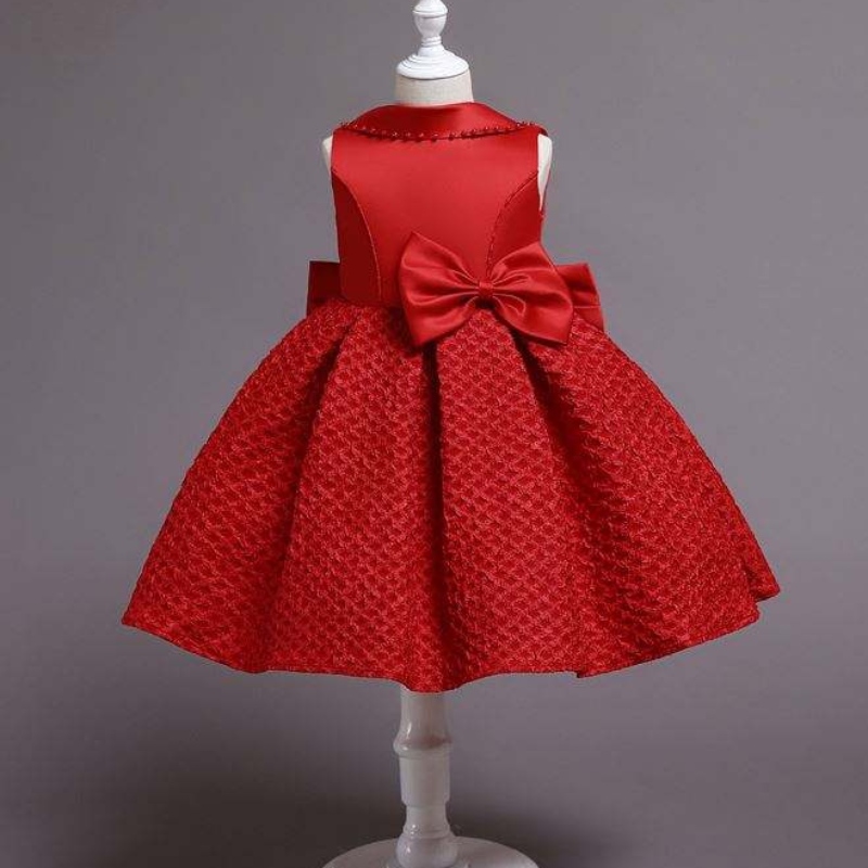 Baige Flower Girls Flaring Satin Beautiful Design Kids от 3 до 10 лет детское выступление DS001