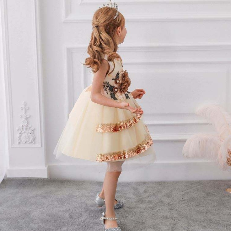 Baige Children Fancy Dress Girls Party Dressings India&Pakistan Clothing Girls \\ Seerfits Цветочные юбки L5148
