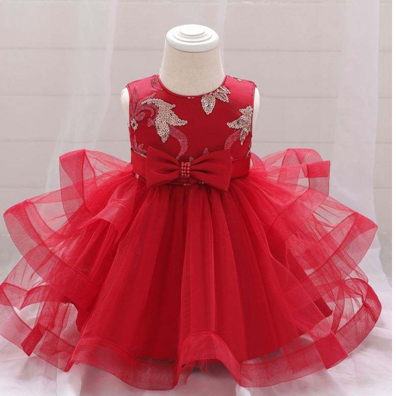 Новое прибытие Baby Girl Pufpy Wedding Dress Dritethding Drentle Fare Вечернее платье маленьких девочек L1929XZ