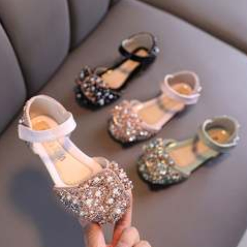 2021 New Fashion Diamond Children Lids ~ Sandals Shoes Sequined Baby Girl