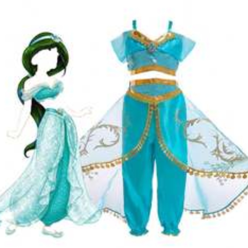 Baige Aladdin Cosplay Princess Jasmine Costum