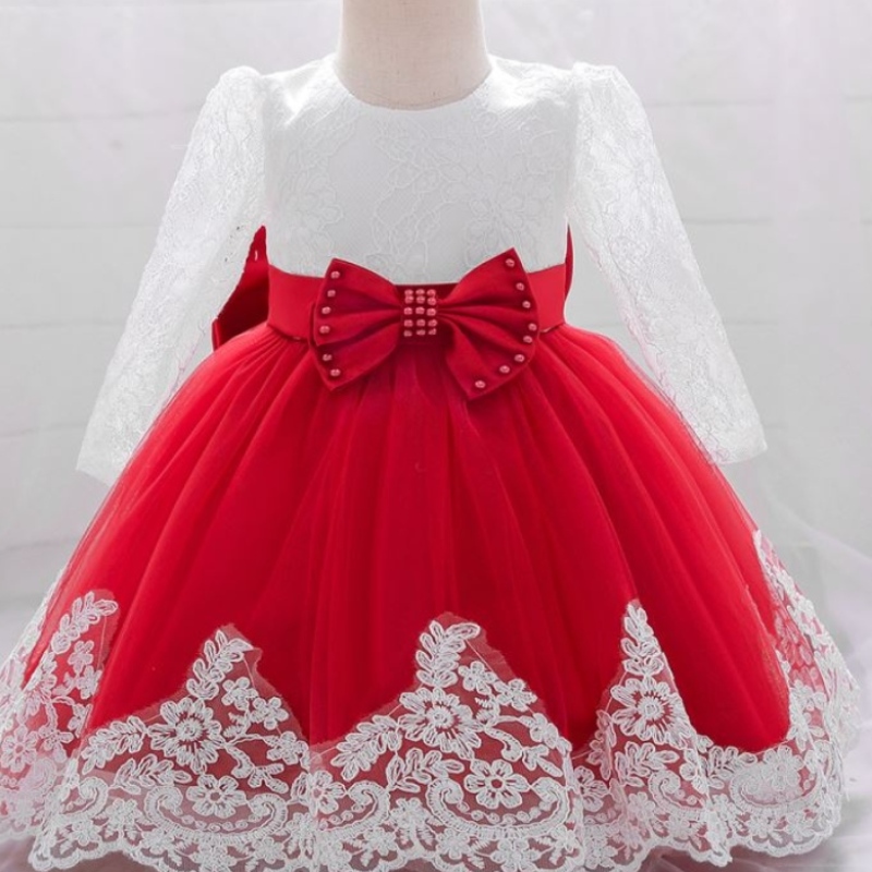Baige Новое прибытие 0-2Y Summer Girl Dress Frings Lace Long Roolves Flower Baby Girl Платье выпускное выпускное