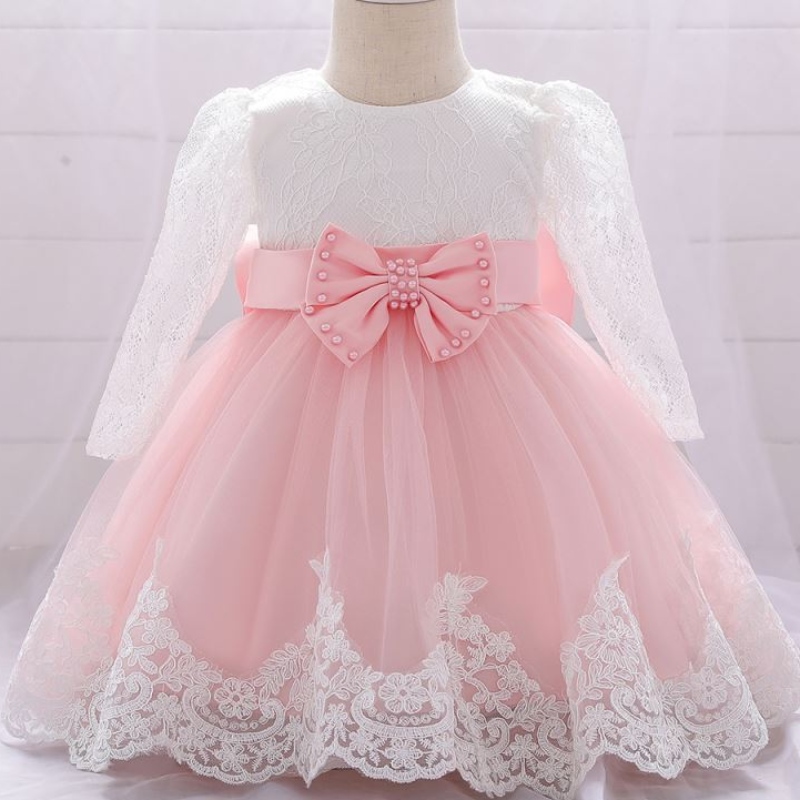 Baige Новое прибытие 0-2Y Summer Girl Dress Frings Lace Long Roolves Flower Baby Girl Платье выпускное выпускное