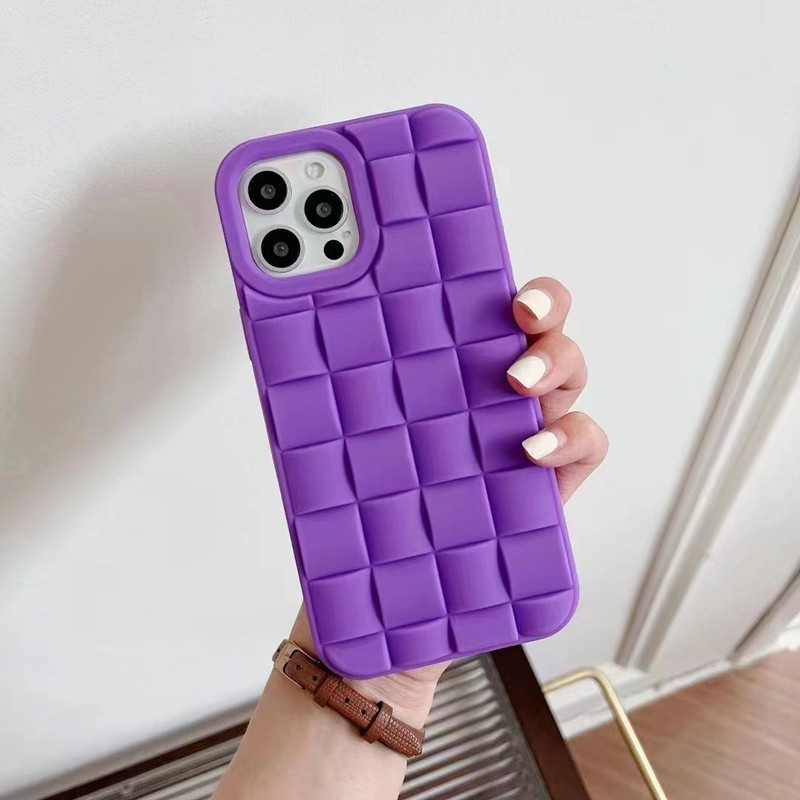 Подходит для Apple iPhone 14/14 Pro Case, All Inclusive Pall Presect Presect Mobile Phore Coate Case, клетчатый трехмерный защитный корпус TPU