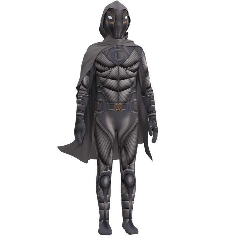 Костюм Moon Knight Marc Spector Black Superhero Movie Movie Костюм для детей и мужчин на Хэллоуин