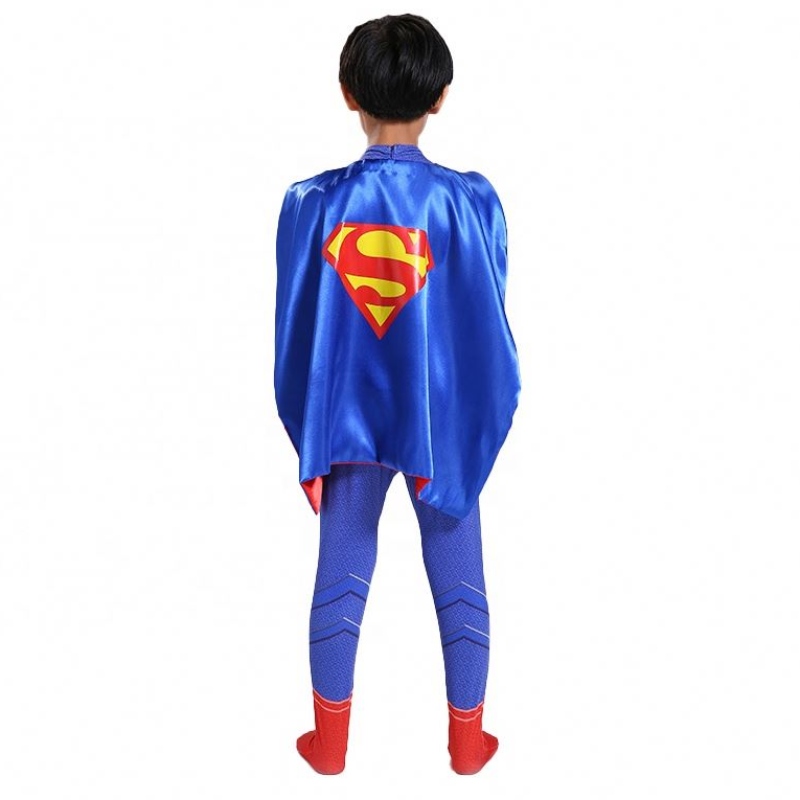 Marvel DC Superhero TV&movie Blue&red Comic фигуры Fancy Cosplay Bodysuit Колтяжные костюмы аниме супер -мужчины с плащом