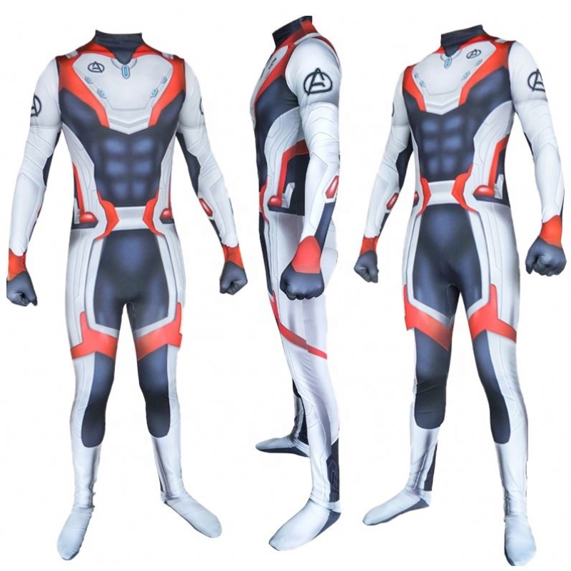 Ecoparty New Style Avenger 4 Endgame Quantum Realm Cool Superhero Cosplay Zentai Bodysuit Компания для мужчин взрослые костюмы