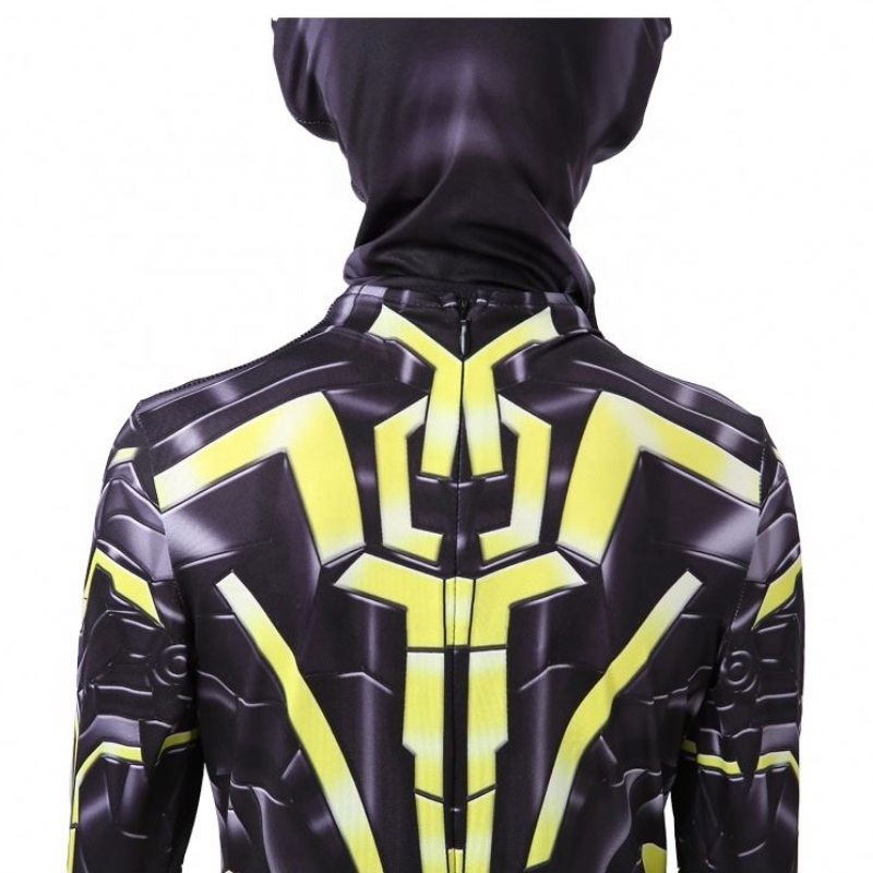 Новый дизайн Cool Avenger Parent Kids Costumes Halloween Cosplay 3D Muscle Print the Iron Set для мужчин -детей