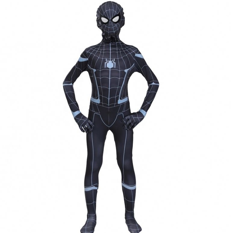 Удивительная теневая маска паука телевидение&film Avenger Halloween Cosplay одежда для детей&adults Superhero Black Spiderman костюм