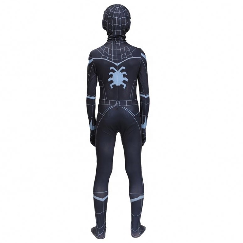 Удивительная теневая маска паука телевидение&film Avenger Halloween Cosplay одежда для детей&adults Superhero Black Spiderman костюм
