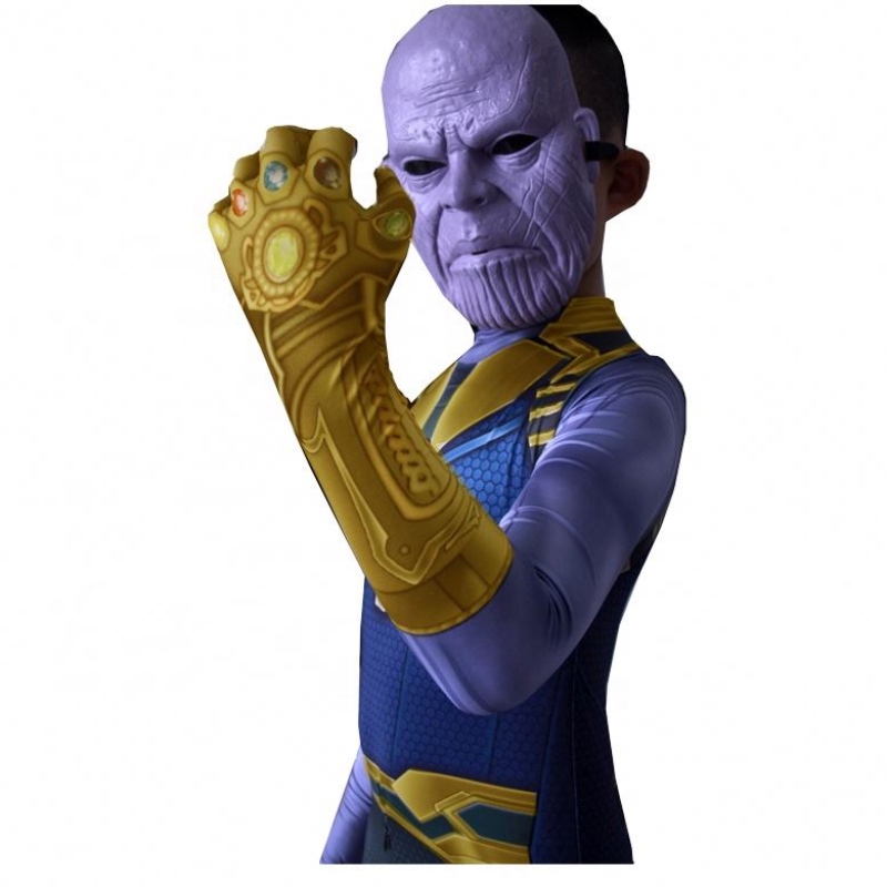 Заводская поставка Purple Skin Infinity War war halloween TV&Movie Reps for Kids Thanos Costume с маской