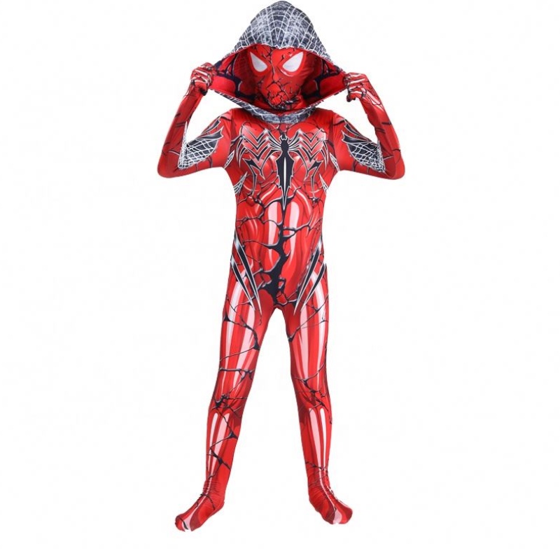 2022 Новый красный цвет костюм Fullbod