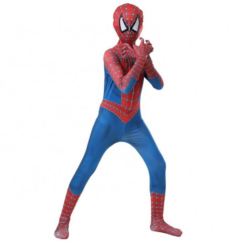 Сделано в китайском фабрике классический популярный синий&red venger костюм TV&movie Superhero Prompsuits Аниме Хэллоуин Одежда паук Человек
