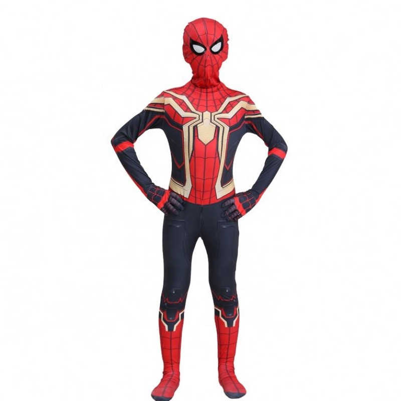 Специальный фантастический черный&gold spiderman костюм Хэллоуин Детский детский телевидение&film Superhero Roleplay Factory Direct Spiderman Costume