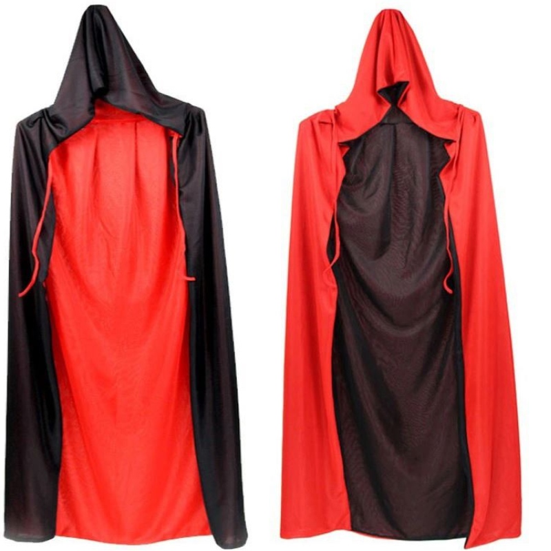 Оптовая мантийная капюшона плащ Плот Wicca Robe Средневековая платковая платка вампир Хэллоуин Костюмы Волшебник Костюмы