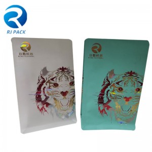 Карманная молния плоские дновые сумки с ультрафиолетовой печатью