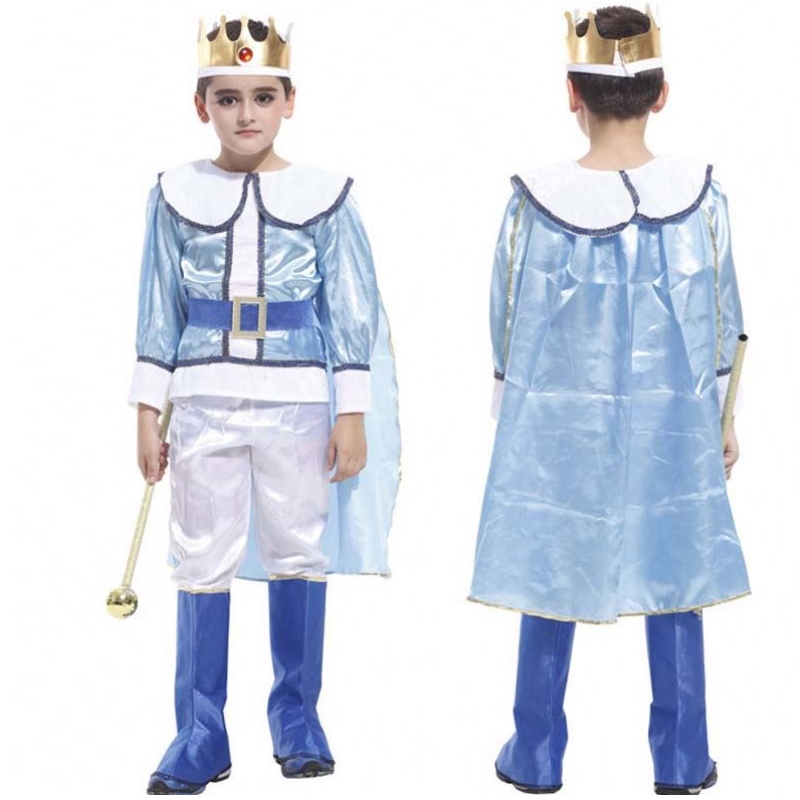 Хэллоуин Рождественский косплей наряды для вечеринки Fancy Dest Up Kids Boys Medieval Prince Boy Costume HCBC-022