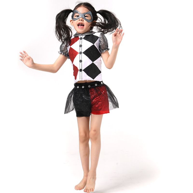 Последняя забавная девушка Harley Quinn Girls Costum