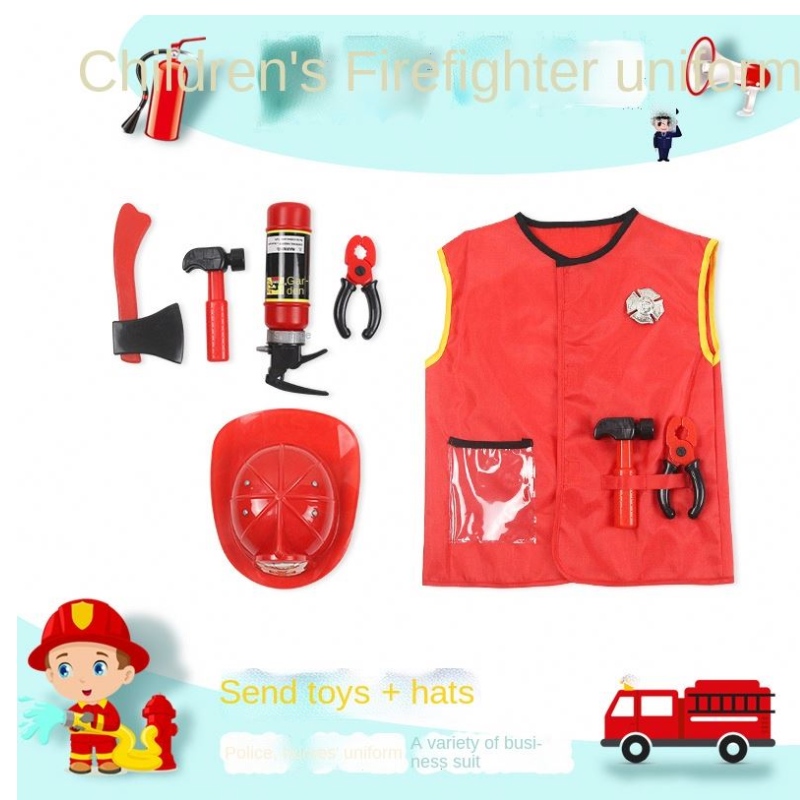Детский врач униформа косплей Child/firefighter/pilot инженер/cook/nurse Cosplay Costume