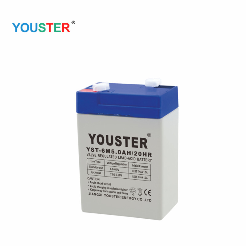 Домашняя батарея системы хранения Agm Head Acid Acter Acid Actule 6V 5,0AH для электромобиля