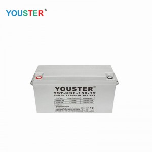 Youster Agm Geep Cycle Gel свинцовый кислотный инвертор 12V200AH Гель хранения солнечная батарея для домашнего использования