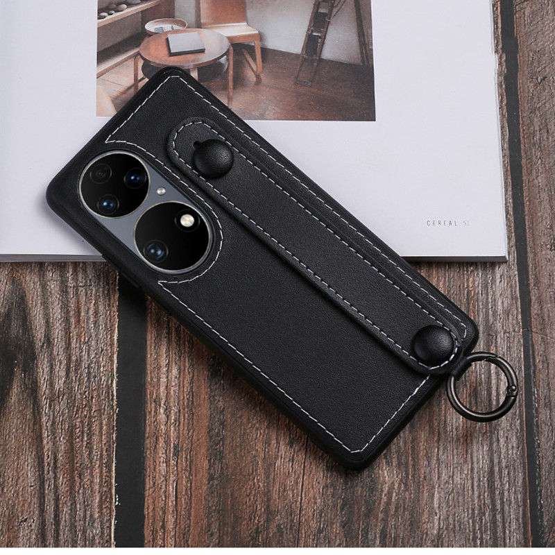 Подходит для корпуса мобильного телефона Huawei P50, против падения и анти-сейсмического кожаного чехла для мобильного телефона, корпуса мобильного телефона ручной сумки, кожаный защитный чехол