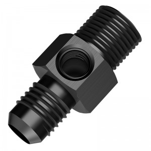 внешнее расширение до 1 / 4 « штуцер NPT, алюминиевый прямой