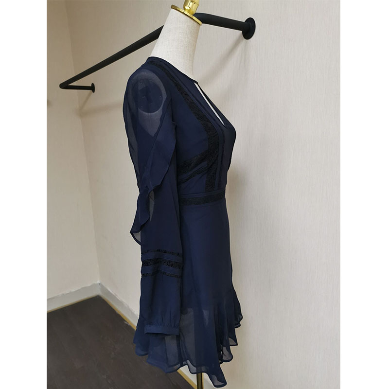 мода оптовая торговля: французский мягкий цветочный подол женская одежда элегантный текстиль