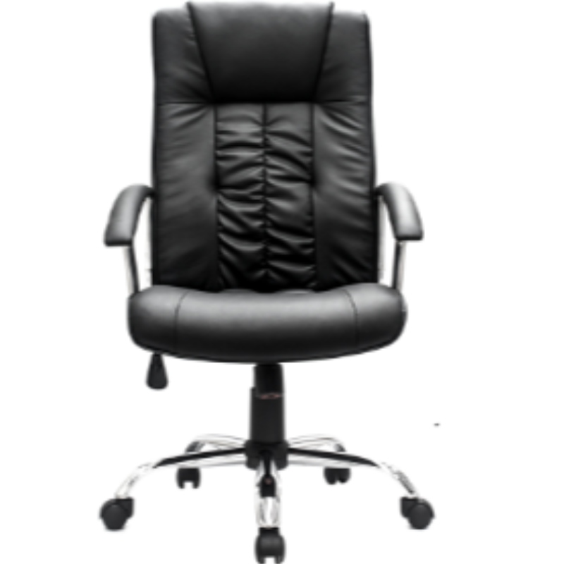 регулируемый черный классический административный pu китайский офисный кожаный стул роскошный вращающийся поручень высокая спинка pu кожа