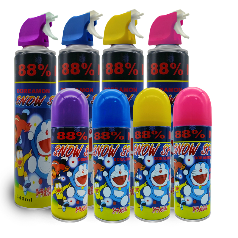 Doraemon Snow Spray Pare Foam Snow Spray Flying Snow Spray