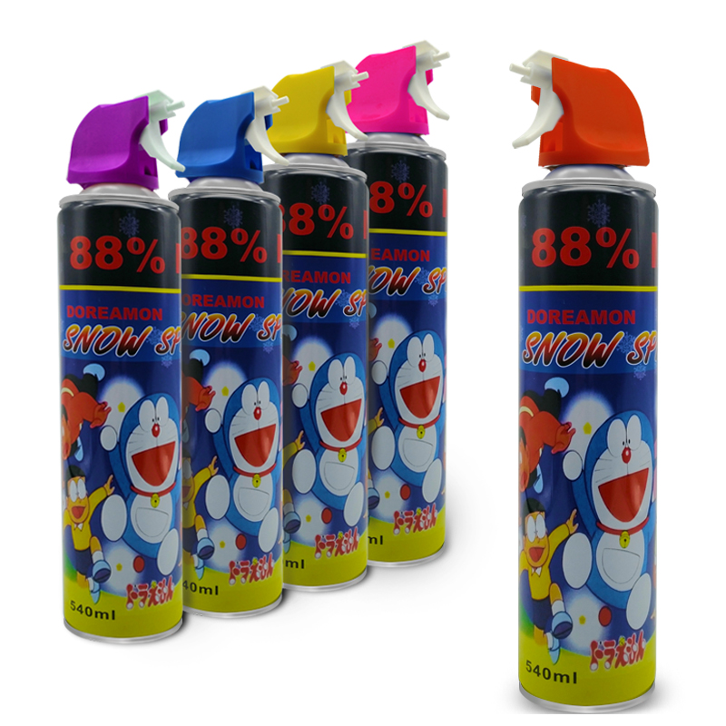 Doraemon Snow Spray Pare Foam Snow Spray Flying Snow Spray