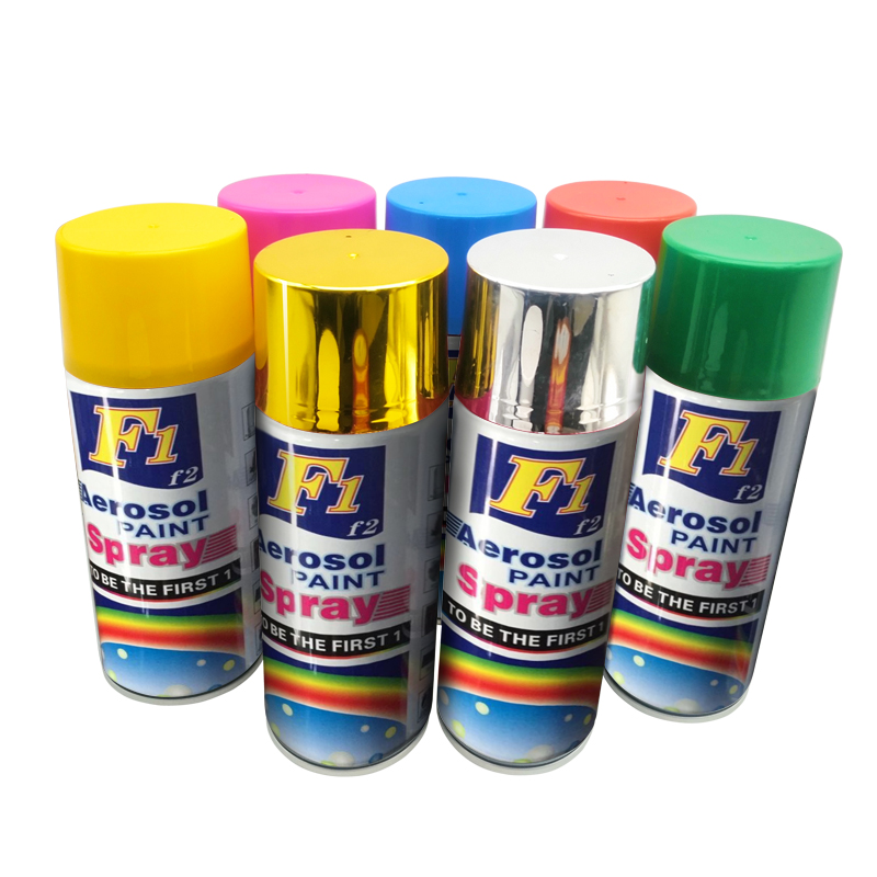 Многоцелевая аэрозольная краска не токсичная распылительная краска граффити -аэрозольная краска F1