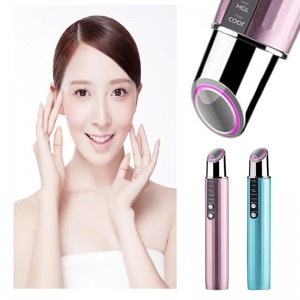 RF Beauty Eye Massager Stick Ems Beauty Eye Radimanty Radio Radio Hot&Crow Compress Instrument для восстановления тонких линий, антипируемых пищи, исчезающих темного круга...