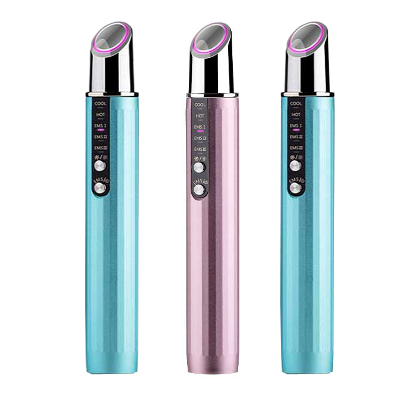 RF Beauty Eye Massager Stick Ems Beauty Eye Radimanty Radio Radio Hot&Crow Compress Instrument для восстановления тонких линий, антипируемых пищи, исчезающих темного круга, исчезающих мешков для глаз