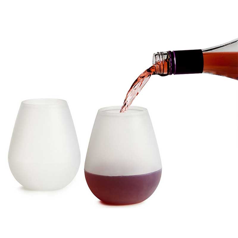 Стакан с силиконовым вином на открытом воздухе Нерушимые силиконовые чашки для проездного пикника