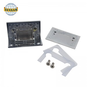 Двусторонний квадратный стеклянный клип