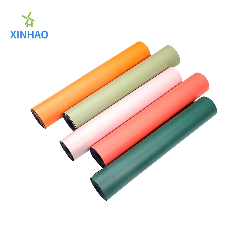 PU Rubber Rubber Yoga Mat Wholesale, поддержка настраиваемого логотипа и рисунка, толщина 4 мм/5 мм натуральный каучук защита окружающей среды Мат. Мат.