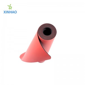 PU Rubber Rubber Yoga Mat Wholesale, поддержка настраиваемого логотипа и рисунка, толщина 4 мм/5 мм натуральный каучук защита окружающей среды Мат...