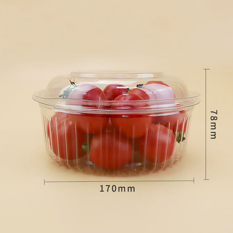Пластиковая одноразовая прозрачная фруктовая коробка для хранения фруктов
